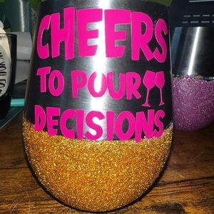 Stainless steel wine cup